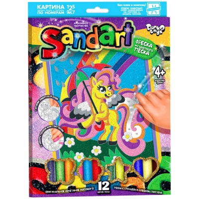 Набор для рисования песком "Danko toys" Sand art SA-01-05
