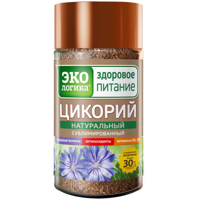 Цикорий, растворимый сублимированный, 85гр "Экологика" 07617