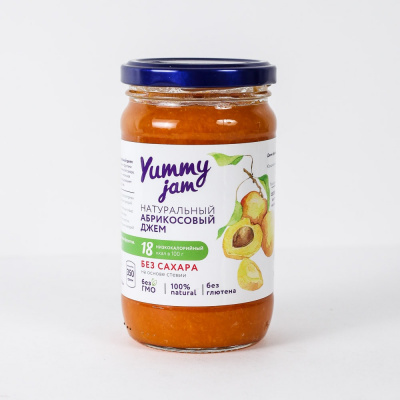 Джем "Yummy jam" Абрикосовый, 1шт, 350гр 135044