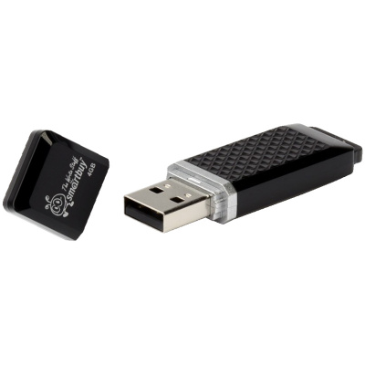 Флеш накопитель 4гб "Smartbuy" Quartz SB4GBQZ-K