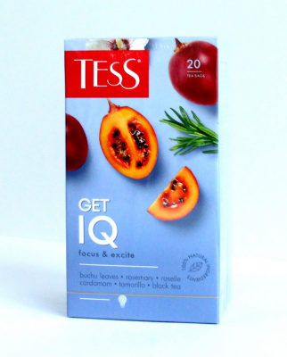 Чай крепкий черный, пакетированный, 20*1,8гр "Tess" Get iq 16714