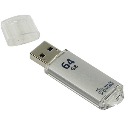 Флеш накопитель 64гб "Smartbuy" V-cut SB64GBVC-S