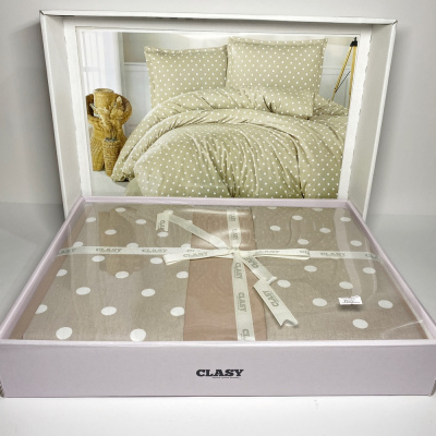 Постельное белье двухспальное хлопок, цвет ассорти "Clasy" Madam Cosa 50850