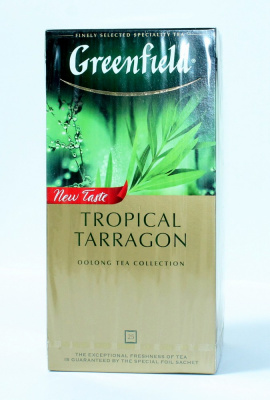 Чай травянной, пакетированный, 25*1.5гр "Greenfield" Tropical tarragon 17278