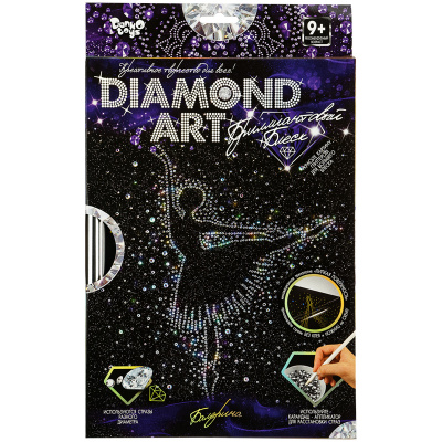 Аквамозаика алмазная 21*29,5см "Danko toys" Балерина DAR-01-01