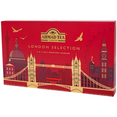 Подарочный набор чая, пакетированный, 80*2гр "Ahmad tea" London selection 84414