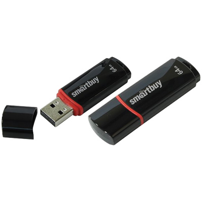 Флеш накопитель 64гб "Smartbuy" Crown SB64GBCRW-K