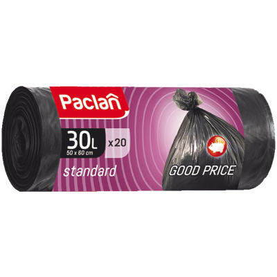 Мешки для мусора 30л, 20шт "Paclan" Standart 02839