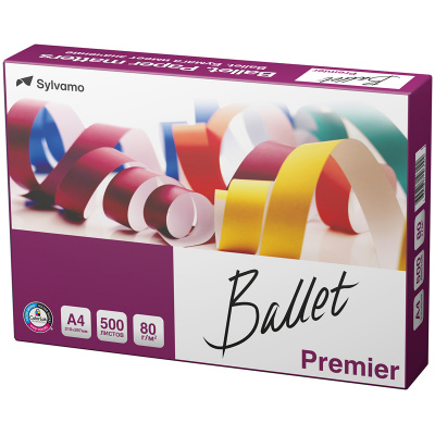 Бумага А4 Ballet premier "Sylvamo" 80г/кв.м, 500 листов 03102