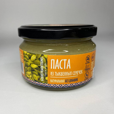 Паста натуральная "Goodtraditions" Из тыквенныз семечек, 1шт, 200гр 608481