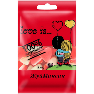 Мармелад "Love is..." ЖуйМиксик, вишня-лимон, 25гр 73126
