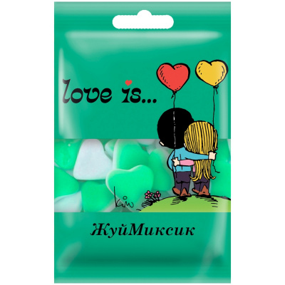 Мармелад "Love is..." ЖуйМиксик, мята-лимон-лайм, 25гр 73225