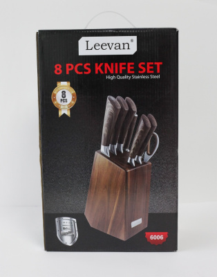 Набор ножей , 8шт "Комби" Leevan 6006