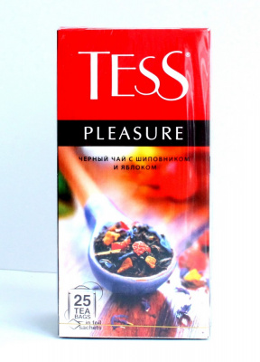 Чай крепкий черный, пакетированный, 25*2гр "Tess" Pleasure 05947