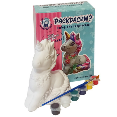 Набор для росписи фигурки "Игрографика" Единорожка 2286