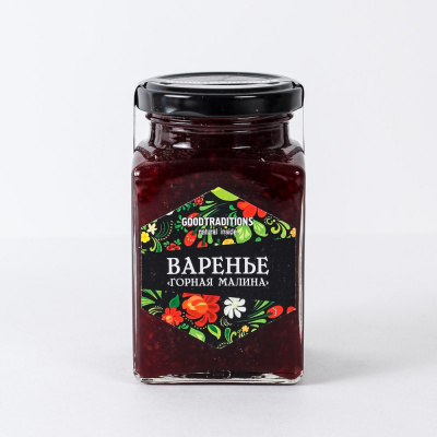 Варенье "Goodtraditions" Горная малина, 1шт, 375гр 461240