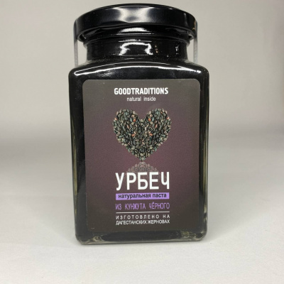 Урбеч "Goodtraditions" Чёрный кунжут, 1шт, 230гр 461677