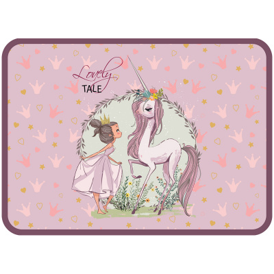 Папка для уроков труда А4 1 отделение, на молнии, цветная/с рисунком Феникс+ Lovely tale ПТЛ-14_4214