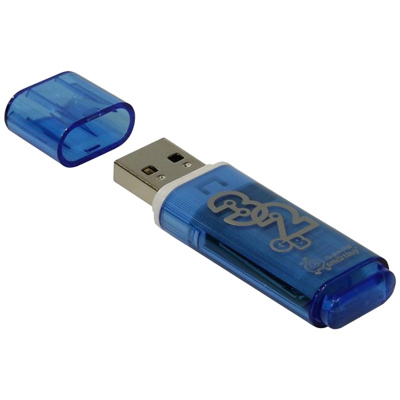 Флеш накопитель 32гб "Smartbuy" Glossy SB32GBGS-B