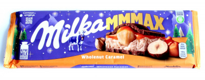 Плитка "Milka" Wholenut caramel, молочный шоколад, 300гр 24568