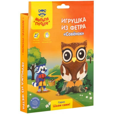 Набор для шитья игрушки из фетра "Мульти-Пульти" Совенок FT_29331