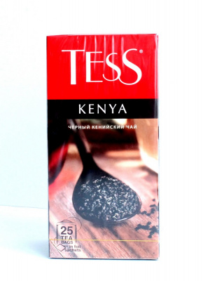 Чай крепкий черный, пакетированный, 25*2гр "Tess" Kenya 06340