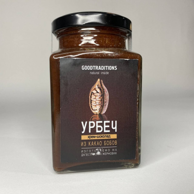 Урбеч "Goodtraditions" Из какао бобов с медом, 1шт, 230гр 955525