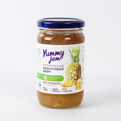 Джем "Yummy jam" Ананасовый, 1шт, 350гр 105630
