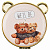Зеркало косметическое, 1шт "Meshu" Bears MS_66592