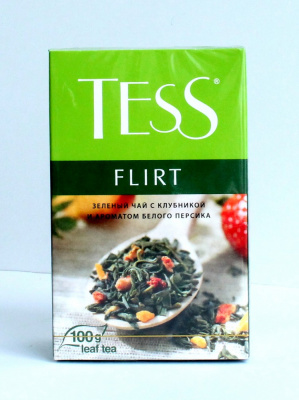 Чай зеленый, листовой, 100гр "Tess" Flirt 06487