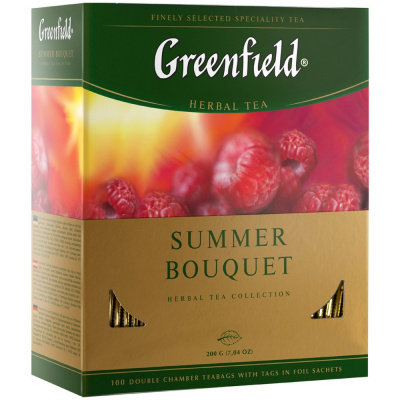 Чай травянной, пакетированный, 100*2гр "Greenfield" "Summer Bouquet" 08788