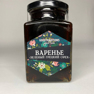 Варенье "Goodtraditions" Зеленый грецкий орех, 1шт, 375гр 461264