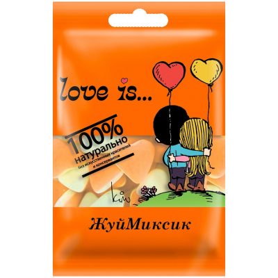 Мармелад "Love is..." ЖуйМиксик, банан-клубника, 25гр 73102