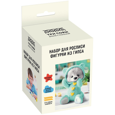Набор для росписи фигурки "Три совы" Мишутка 47808