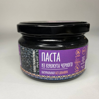 Паста натуральная "Goodtraditions" Из кунжута черного, 1шт, 200гр 608399