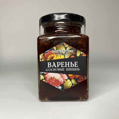 Варенье "Goodtraditions" Сосновые шишки, 1шт, 260мл 461349