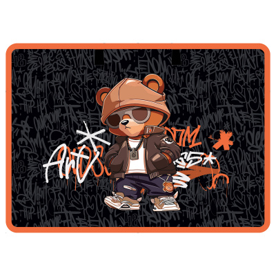 Папка для чертежей и рисунков А3, цветная/с рисунком, пластик "ArtSpace" Cool Bear ПР-3-30_61555