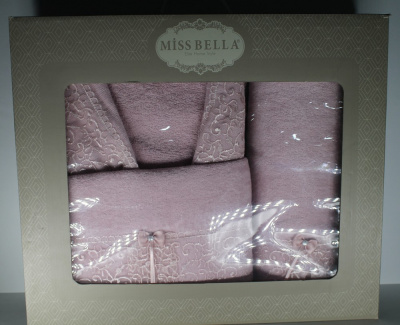 Набор халат + полотенце, 44-48рр, цвет ассорти, 1шт "Turkey" Miss bella 41313