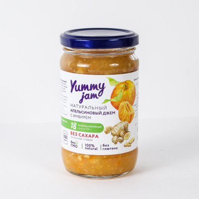 Джем "Yummy jam" Апельсиновый с имберем, 1шт, 350гр 135051