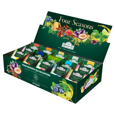 Подарочный набор чая, пакетированный, 90*2гр "Ahmad tea" Four seasons 84407620426