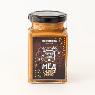 Мёд "Goodtraditions" С кедровой живицей, 1шт, 300гр 461530
